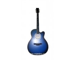 ( 01\145 ) Акустическая Гитара Leotone L-01 Blue Матовая