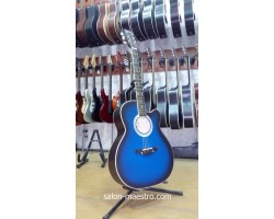 ( 01\145 ) Акустическая Гитара Leotone L-01 Blue Матовая-foto3