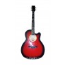 ( 01\152 ) Акустическая Гитара Leotone L-17 Red Глянец
