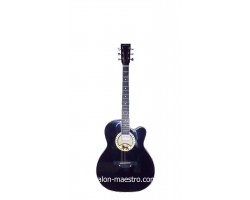 ( 01\155 ) Акустическая Гитара Leotone L-17 Black Глянец