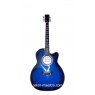 ( 01\160 ) Акустическая Гитара Leotone L-01 Blue Глянец
