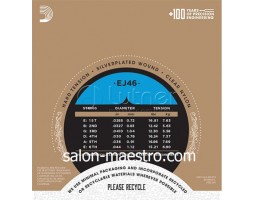 Струны для классической гитары нейлоновые D`Addario EJ46 PRO ARTE Hard-foto4