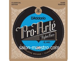 Струны для классической гитары нейлоновые D`Addario EJ46 PRO ARTE Hard