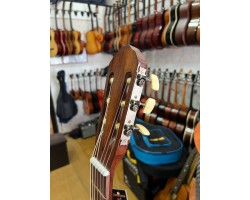 (4693) Чешская Гитара Классическая Lignatone Новые Нейлоновые струны Полакированная Настроенная Мастером-foto5