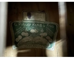 (5280) Итальянская Овальная Неополитанская Мандолина Catania G.Puglisi Reale & Figli-foto8