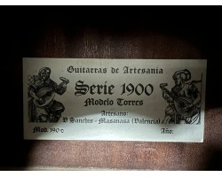 (6126) Испанская Классическая Гитара Ручной Работы Vicente Sanchis Modelo Torres 1900-foto7