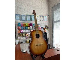 (6461) Черниговская Гитара Акустическая с Полноразмерным Корпусом и Широким Грифом-foto3