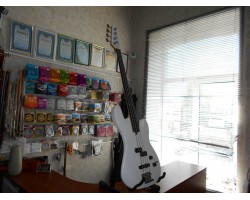 (6035) Бас Гитара Музима (Musima) White Style-foto3