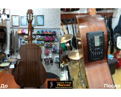 Замена колков и врезка пьезодатчика-foto2