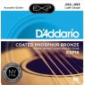 Струны D'Addario EXP16 Light 12-53 фосфорная бронза