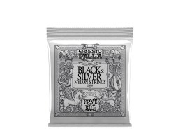 Струны Ernie Ball для классической гитары черный нейлон